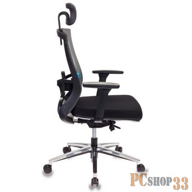 Кресло руководителя Бюрократ MC-815-H/LG/FB01 спинка сетка светло-серый сиденье черный крестовина ал