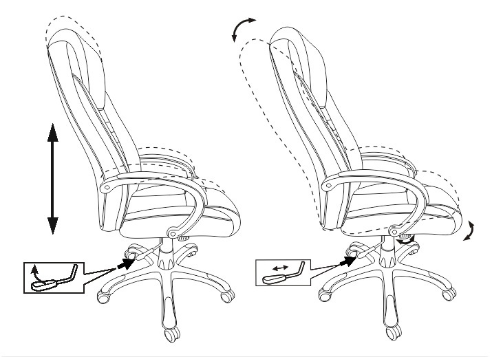 Кресло руководителя Бюрократ T-9923/BLACK-PU черный NE-16 искусственная кожа