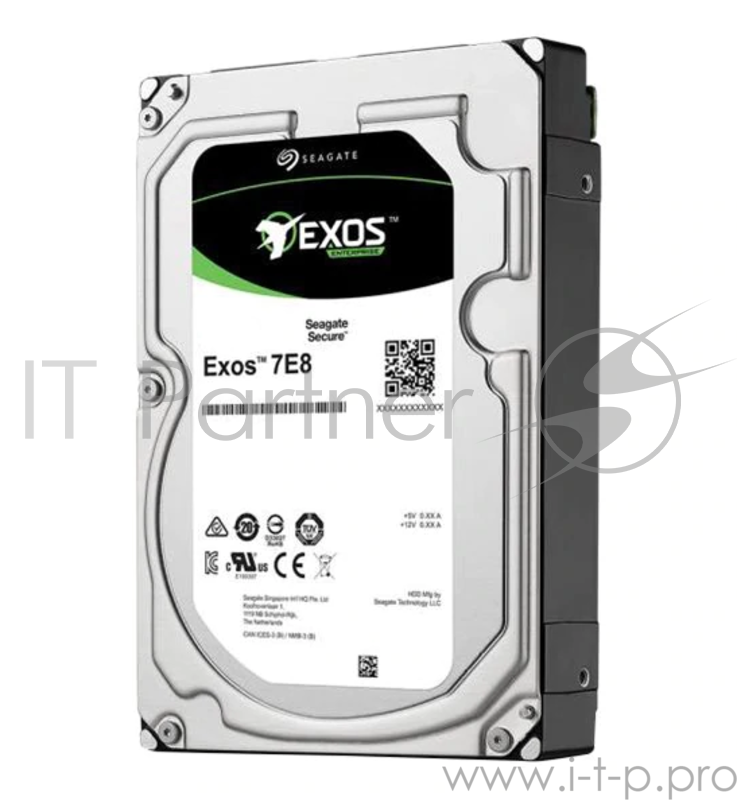 Накопитель на жестком магнитном диске Seagate Жесткий диск HDD 1TB Seagate Exos 7E8 HDD ST1000NM000A 512n 3.5 SATA 6Gb/s 256Mb 7200rpm