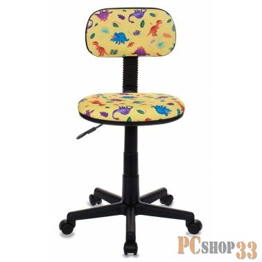 Кресло детское Бюрократ CH-201NX/DINO-Y желтый динозаврики Dino-Y