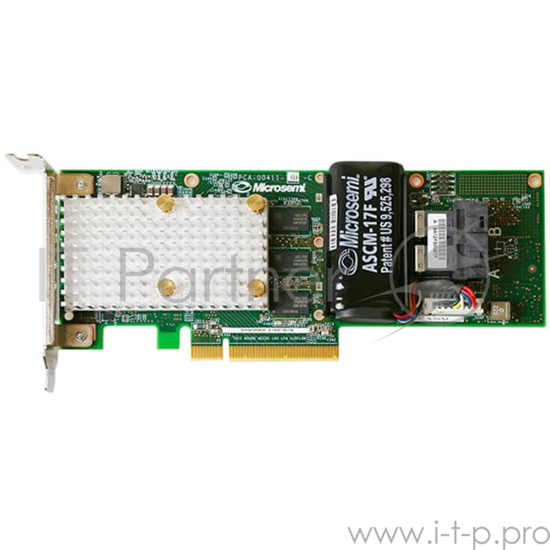 Microsemi Adaptec SmartRAID 3162-8i/e, 2299600-R, 8 Internal ports, 2 (x4) SFF-8643