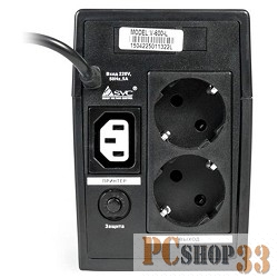 SVC, V-600-L. AVR: 165-275В, Бат.: 12В/7.5 Ач*1шт., чёрный