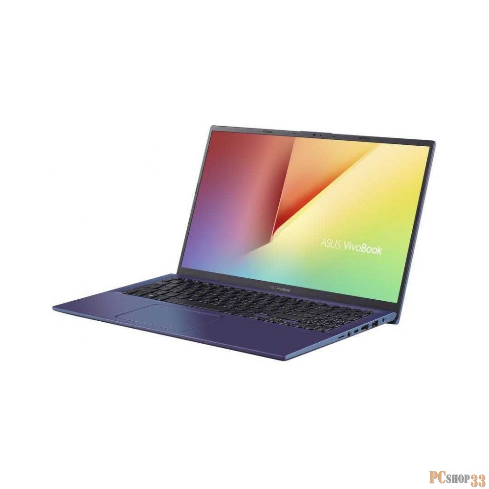 Ноутбук ASUS VivoBook 15 XMAS X512FL-BQ511T Core i5-8265U/8Gb/256Gb M.2 SSD/15.6 IPS FHD AG (1920x1080)/no ODD/Nvidia MX250 2GB/Illum KB/WiFi/BT/Cam/Windows 10 Home/1.6Kg/PEACOCK BLUE