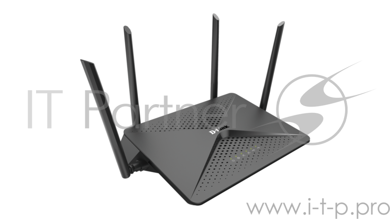Маршрутизатор/роутер D-Link DIR-882/RU/R1B, Wireless AC2600 4x4 MU-MIMO Dual-band Gigabit Router with 1 10/100/1000Base-T WAN port, 4 10/100/1000Base-T LAN ports and 2 USB ports.802.11b/g/n compatible, 802.11AC up to 173