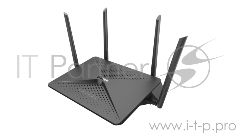 Маршрутизатор/роутер D-Link DIR-882/RU/R1B, Wireless AC2600 4x4 MU-MIMO Dual-band Gigabit Router with 1 10/100/1000Base-T WAN port, 4 10/100/1000Base-T LAN ports and 2 USB ports.802.11b/g/n compatible, 802.11AC up to 173