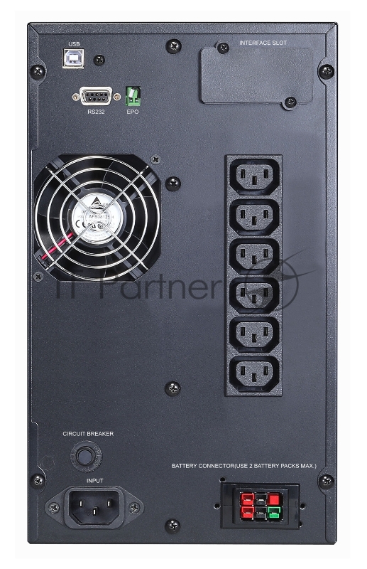 Источник бесперебойного питания Powercom Macan MAC-1500 1500Вт 1500ВА черный