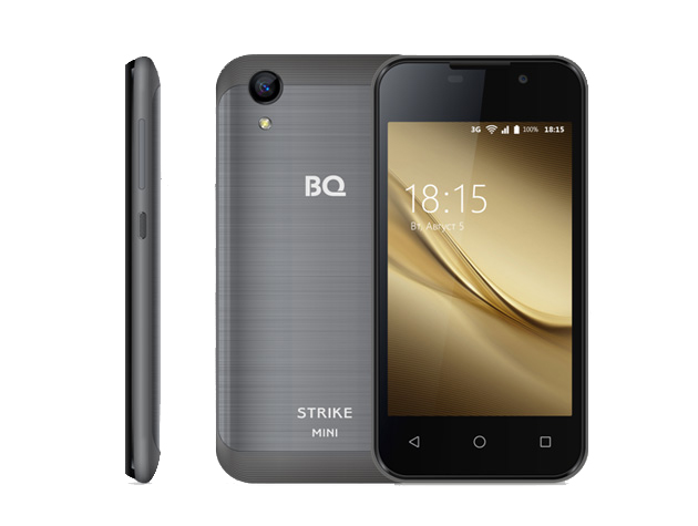 Смартфон BQ 4072 Strike Mini Dark Gray Brushed