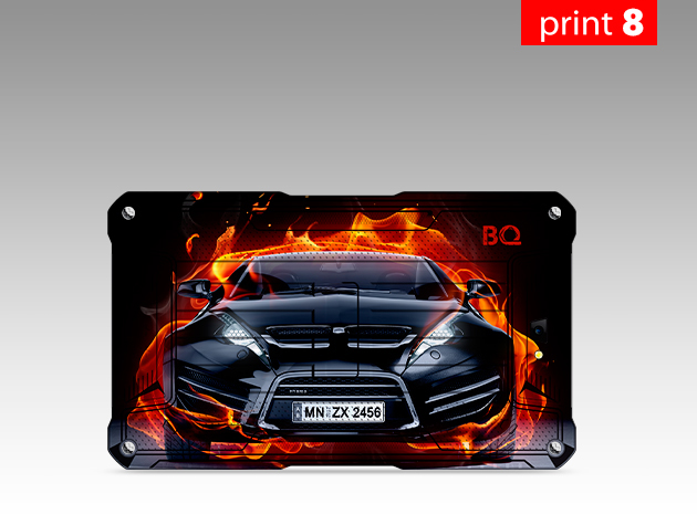 Планшет BQ-7082G Armor Print8 7 8Gb 3G Планшет BQ-7082G Armor Print8 (7, 1024*600, TN, 4*1.0Ghz, 1+8Гб, GPS, 7.0)