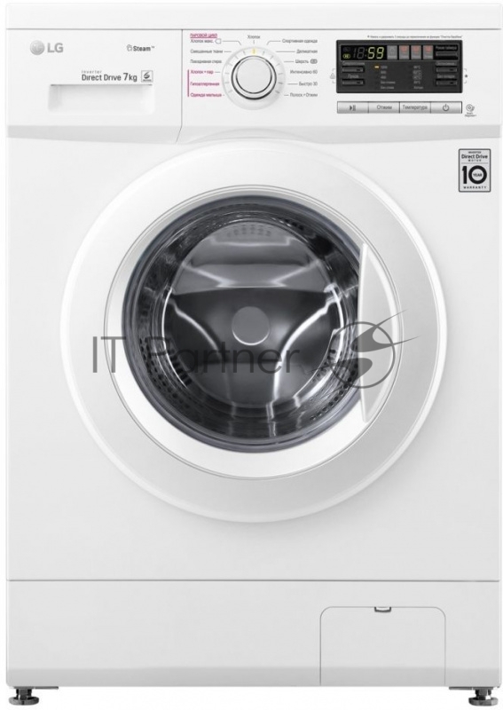 Стиральная машина LG F1296HDS0 класс: A загр.фронтальная макс.:7кг белый