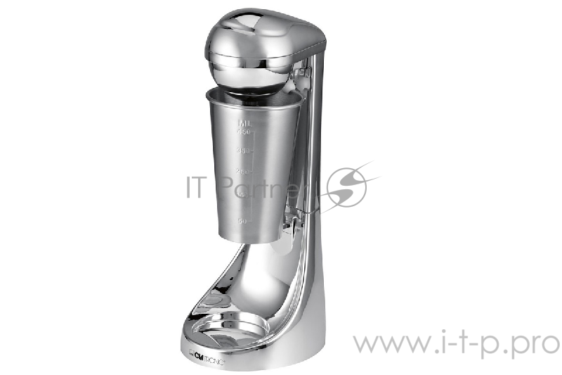 Миксер барный Clatronic BM-3472 chrom_2в1, для приготовления фруктовых и молочных шейков, хром
