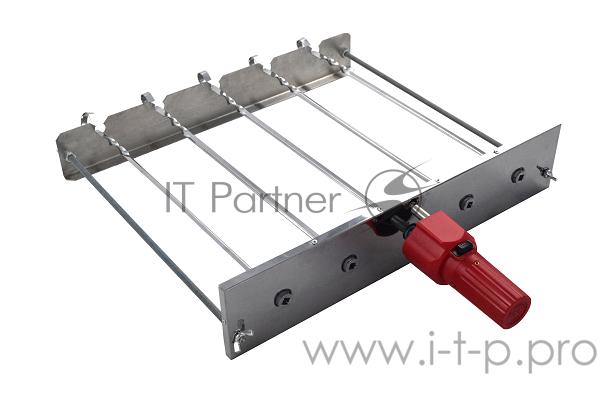 Мангал-автомат ЧУДО, 5 шампуров (нержавеющая сталь, с двигателем в комплекте)