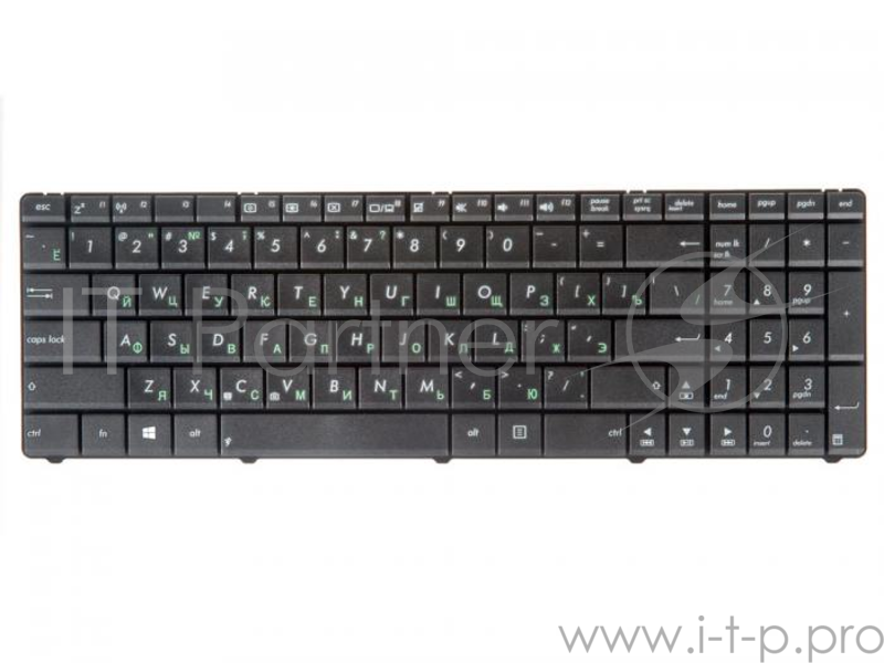 клавиатура для ноутбука Asus 348MM WAVE черная, для K55 X75