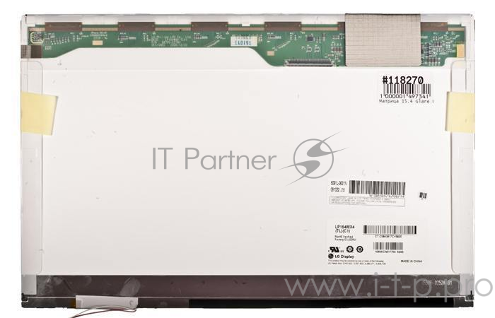 Матрица 15.4 Glare LP154WX4 (TL)(C1), WXGA 1280x800, 30L, 1 лампа (1 CCFL), LG.Philips
