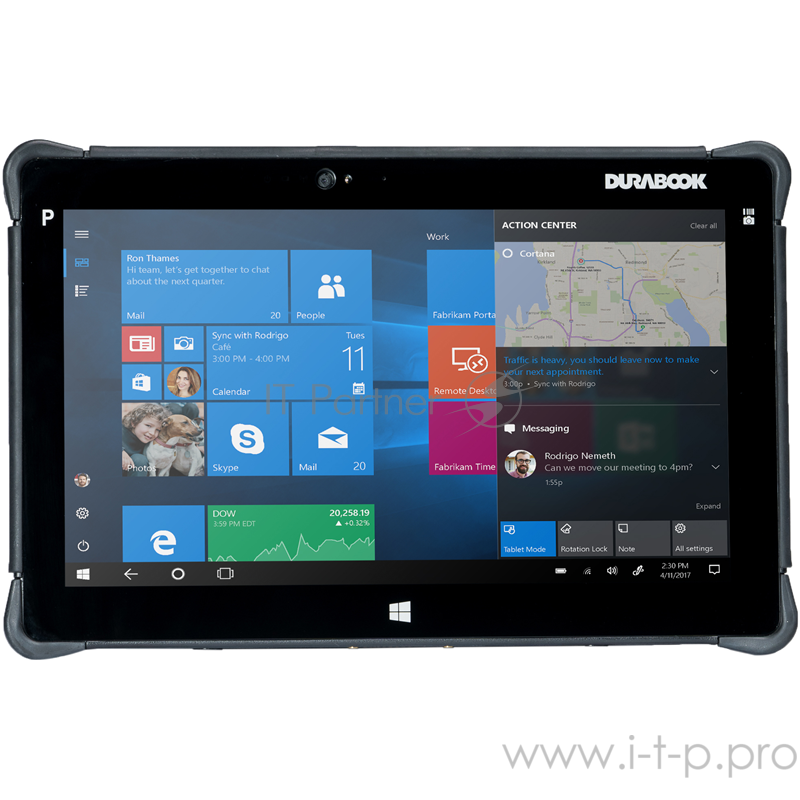 Защищенный планшет R11L с модулем GPS/LTE R11L Field,11.6 FHD (1920 x1080) Sunlight Readable 500 nits Touchscreen Display, Intel® Pentium® Processor 4417U 2.30 GHz , Windows 10 Professional with 4GB RAM, 64GB SSD, 802.11a/b/g/n/ac Wireless, Bluetoot