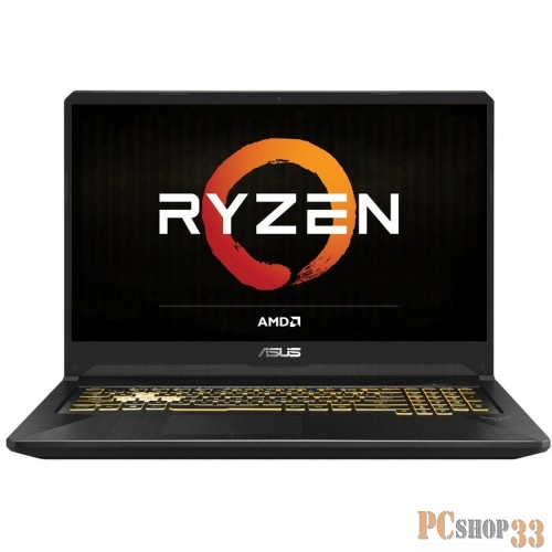 Ноутбук ASUS TUF FX705DY-AU050T 17.3 FHD 60Hz ASUS TUF FX705DY-AU050T 17.3 FHD 60Hz/R5-3550H/8GB/512GB SSD/RX560X 4Gb/W10/Gunmetal-Gold Steel