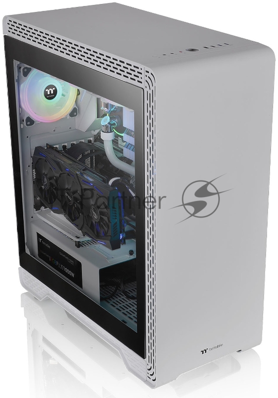 Корпус Thermaltake S500 TG белый без БП ATX 1x120mm 1x140mm 2xUSB2.0 2xUSB3.0 audio bott PSU