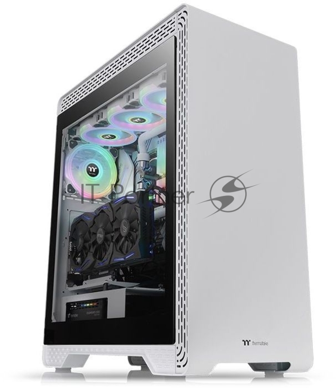 Корпус Thermaltake S500 TG белый без БП ATX 1x120mm 1x140mm 2xUSB2.0 2xUSB3.0 audio bott PSU