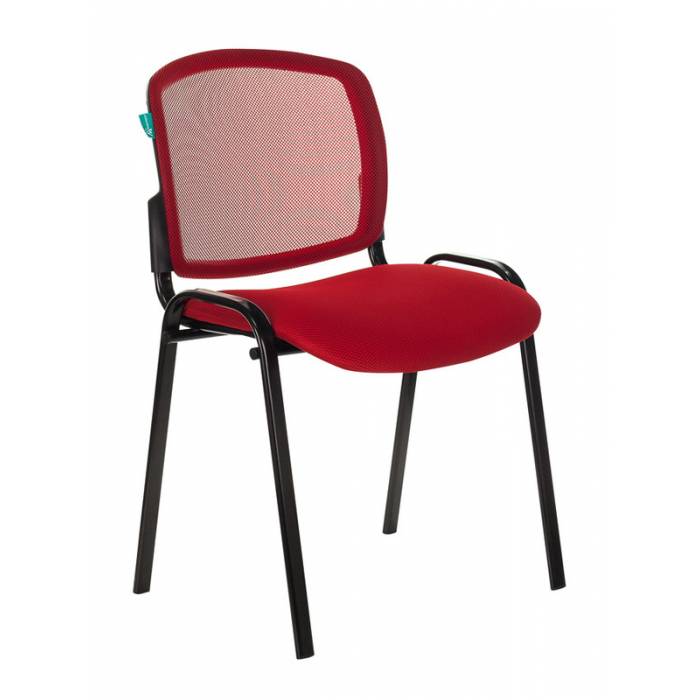 Стул Бюрократ ВИКИ/КР спинка сетка TW-35N сиденье красный TW-97N
