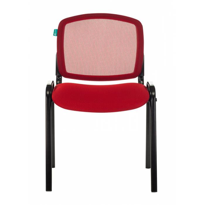 Стул Бюрократ ВИКИ/КР спинка сетка TW-35N сиденье красный TW-97N