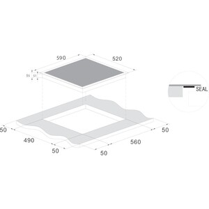 Индукционная варочная панель CANDY Встраиваемые электрические панели шириной 60 см. 4 индукционных зоны нагрева. Управление: сенсорный монослайдер. Режим Пауза. Режим Поддержание тепла. Booster. Таймер (мульти). Регулировка максимальной мощности по
