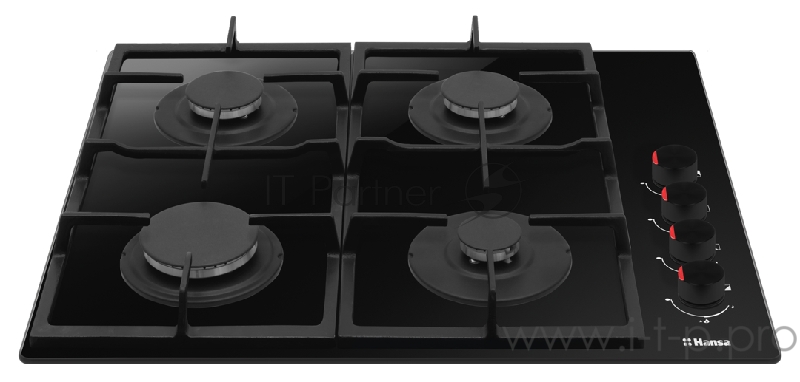 Газовая варочная поверхность Hansa BHKS620531 черный