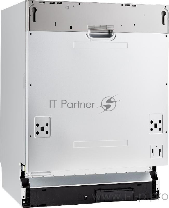 Встраиваемые посудомоечная машина Weissgauff BDW 6043 D, ширина 60 см, 81.5x59.8x55 см, 14 комплектов, 4 программы:Авто, Экономичная, Стекло, Быстрая, электронное управление, LED индикация и дисплей, Выдвижная корзина для столовых приборов на верхнем