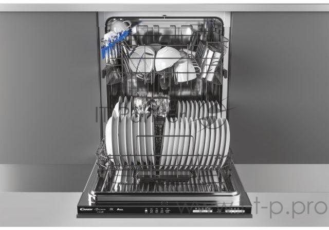 Встраиваемая посудомоечная машина CANDY CDIN 1L380PB-07 81.8 х 59.8 х 55 см, А+, 6 программ, Wi Fi, электронное/сенсорное управление, 13 комплектов посуды