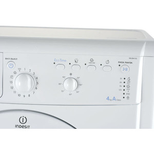 Стиральная машина INDESIT IWUB 4105 CIS, загрузка фронтальная, 4кг, до 1000 об/мин при отжиме