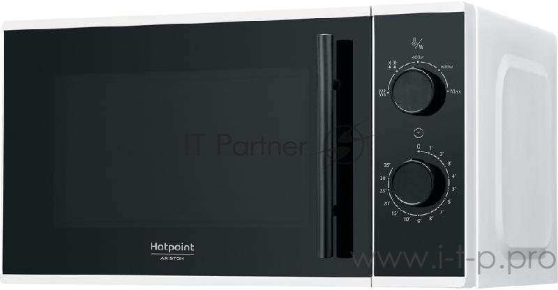 Микроволновая печь Hotpoint-Ariston MWHA 2011 MW1 микроволновая печь соло, механическое управление, белый цвет, объем 20 л, мощность микроволн 700 W, 5 уровней мощности