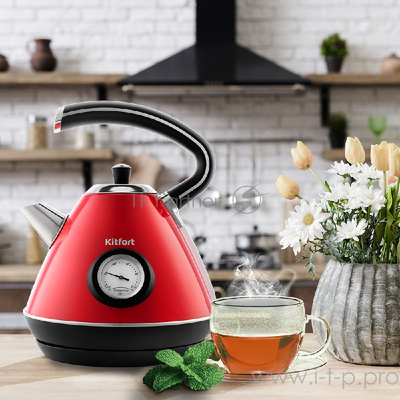Чайник Kitfort КТ-686-1 красный