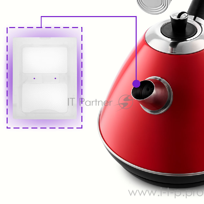 Чайник Kitfort КТ-686-1 красный