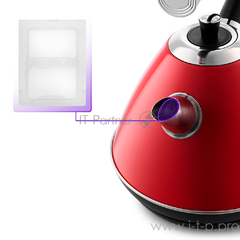 Чайник Kitfort КТ-686-1 красный