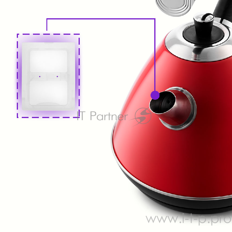 Чайник Kitfort КТ-686-1 красный