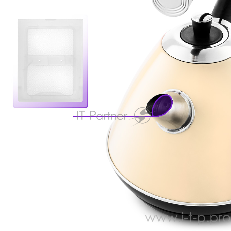 Чайник Kitfort КТ-686-3 бежевый