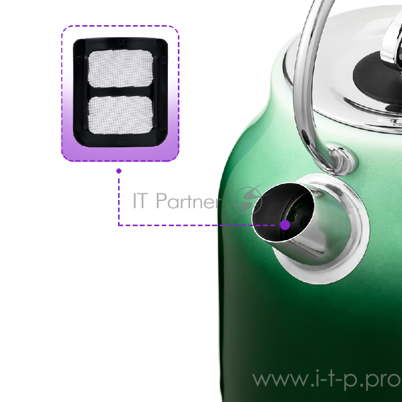 Чайник Kitfort КТ-679-2 зеленый