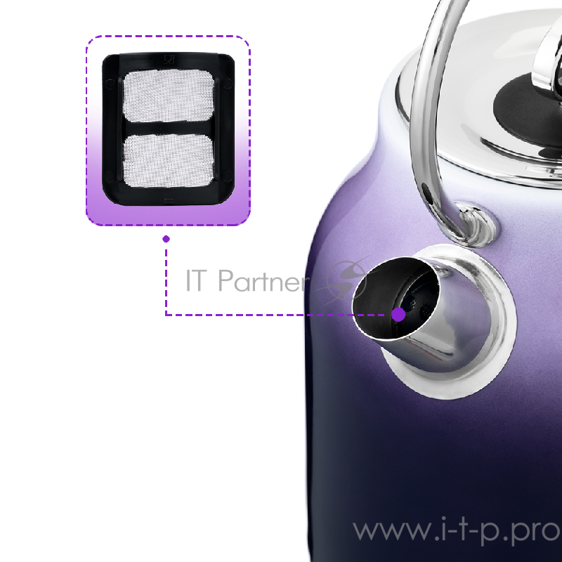 Чайник Kitfort КТ-679-3 фиолетовый