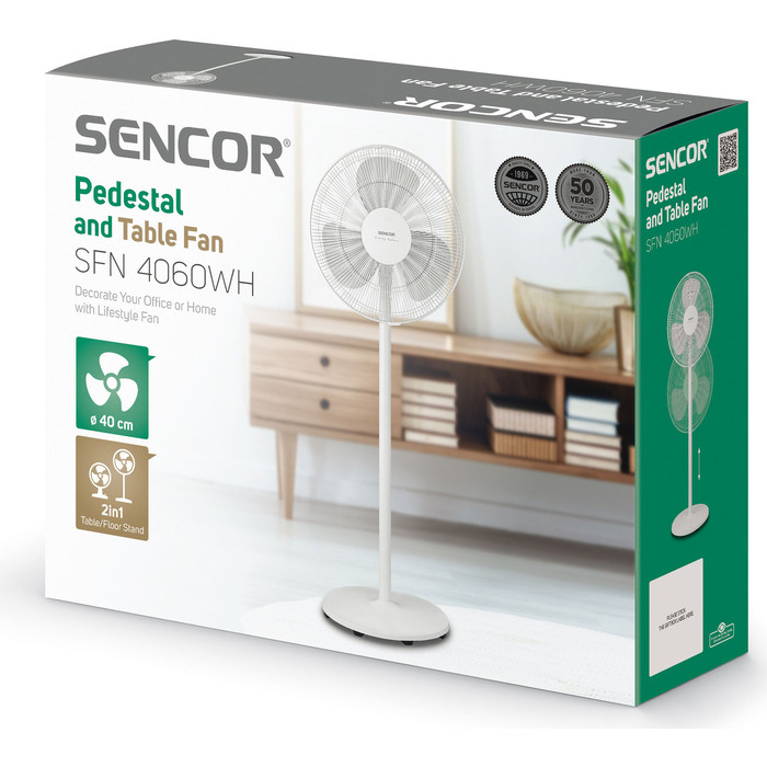 Напольный вентилятор Sencor SFN 4060WH