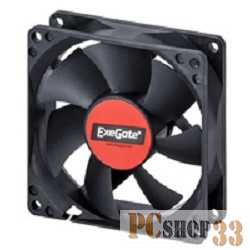 Вентилятор ExeGate ExtraPower EP12025S3P, 120x120x25 мм, подшипник скольжения, 3pin, 1800RPM, 26dBA