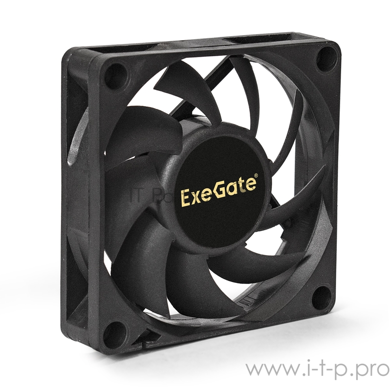 Вентилятор ExeGate ExtraSilent ES07015S3P, 70x70x15 мм, подшипник скольжения, 3pin, 2500RPM, 23dBA