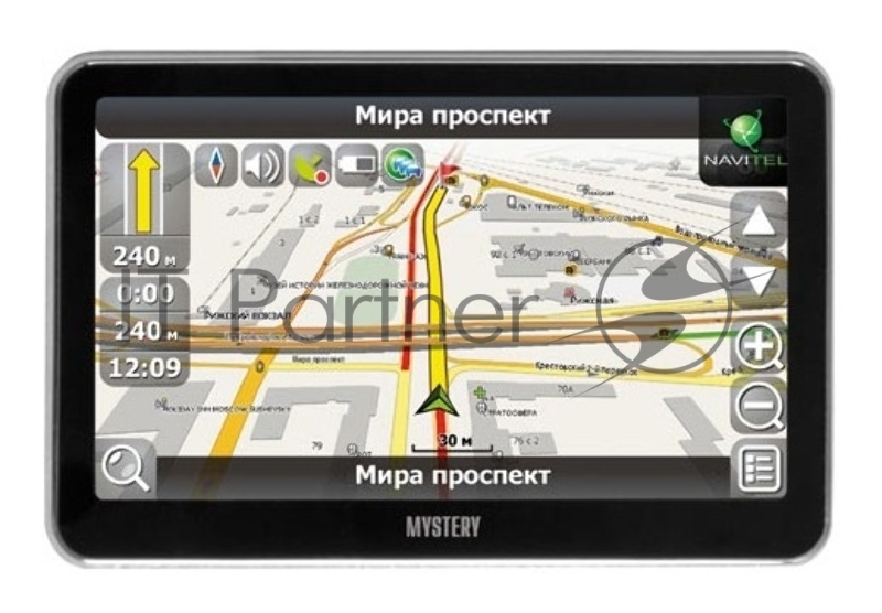Навигатор Автомобильный GPS Mystery MNS-540MP 5 480x272 2Gb microSD черный Navitel