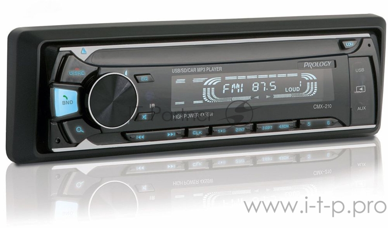 Автомагнитола Prology CMX-210 1DIN 4x55Вт