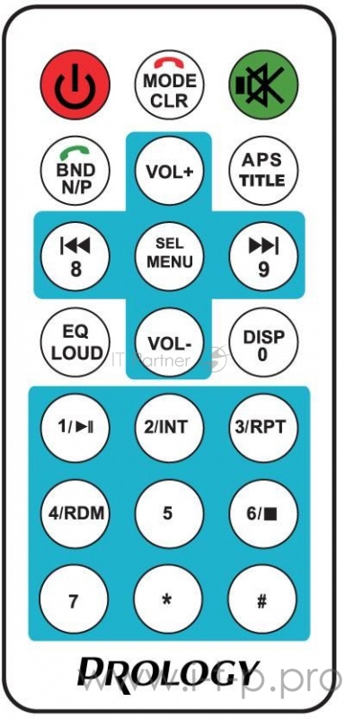 Автомагнитола Prology CMX-210 1DIN 4x55Вт