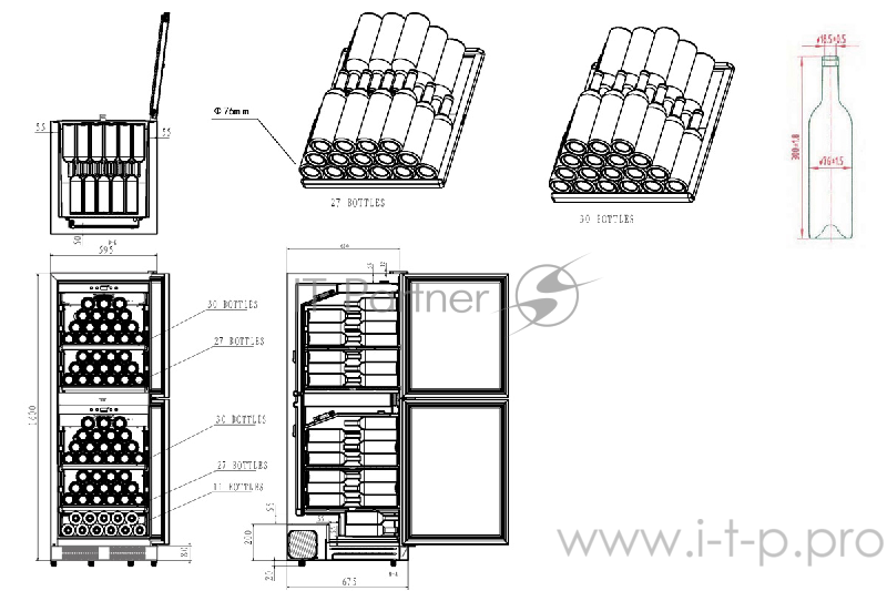 Холодильник винный CASO WineChef Pro 126-2D