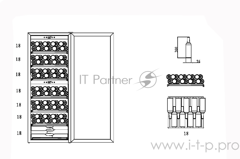 Холодильник винный CASO WineComfort 126