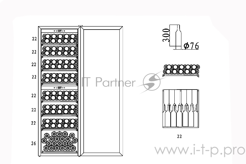 Холодильник винный CASO WineComfort 180