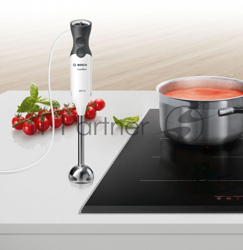 Погружной блендер BOSCH MS61A4110 ErgoMixx, 800Вт