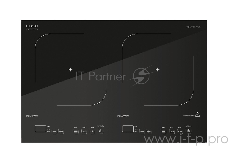 Настольная плитка CASO Pro Menu 3500