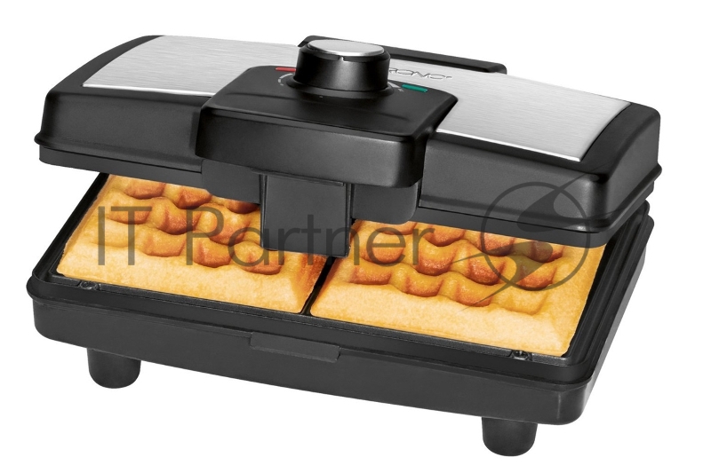 Вафельница Clatronic WA 3606 schwarz-inox