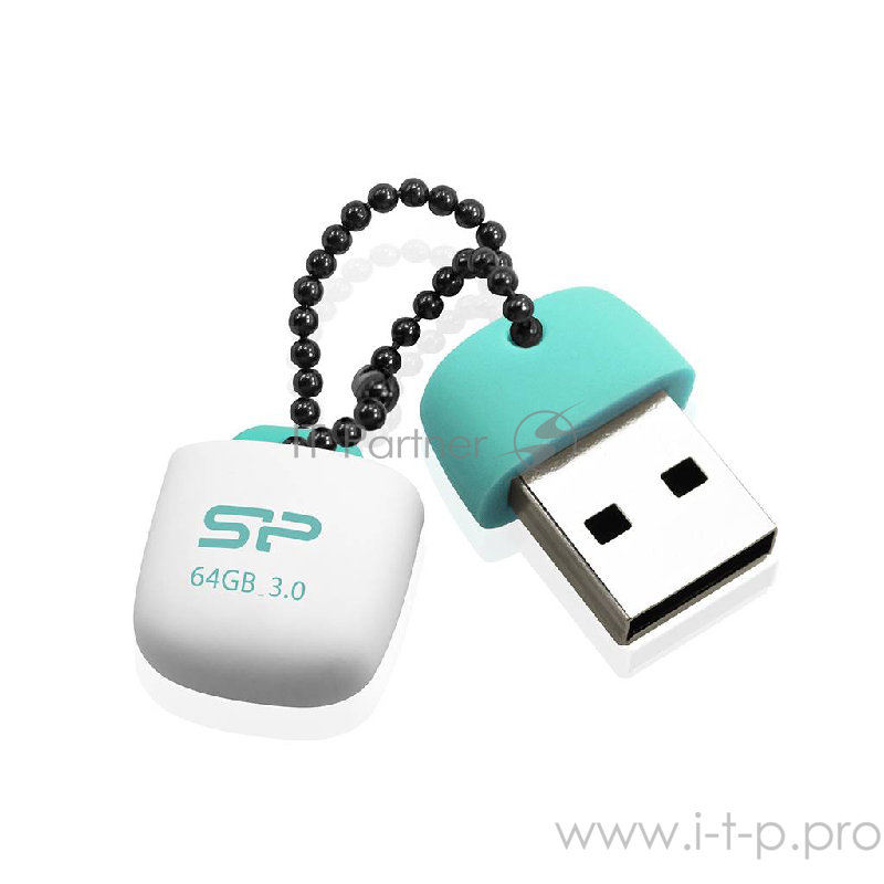 Флеш накопитель 64Gb Silicon Power Jewel J07, USB 3.0, Бирюзовый