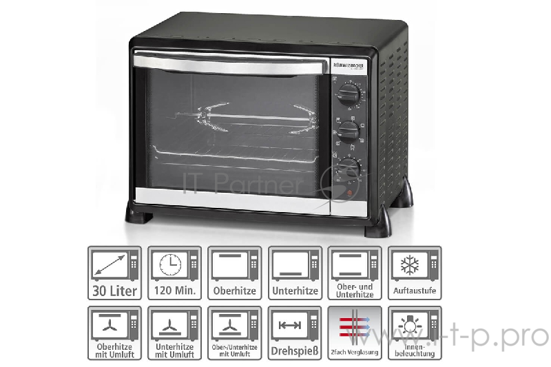 Мини печь Rommelsbacher BG 1550